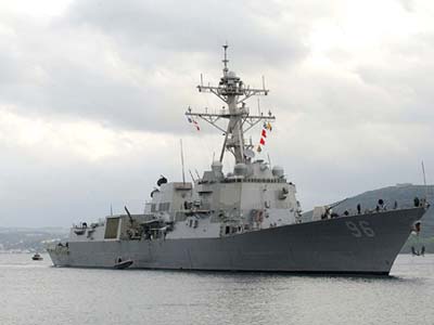 US Navy ship